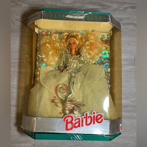 ✨ Barbie Happy Holidays Special Edition Silver Gown Collector Doll